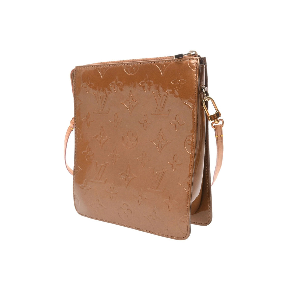Louis Vuitton Shoulder Monogram Bron Bag Mott White Vernis White